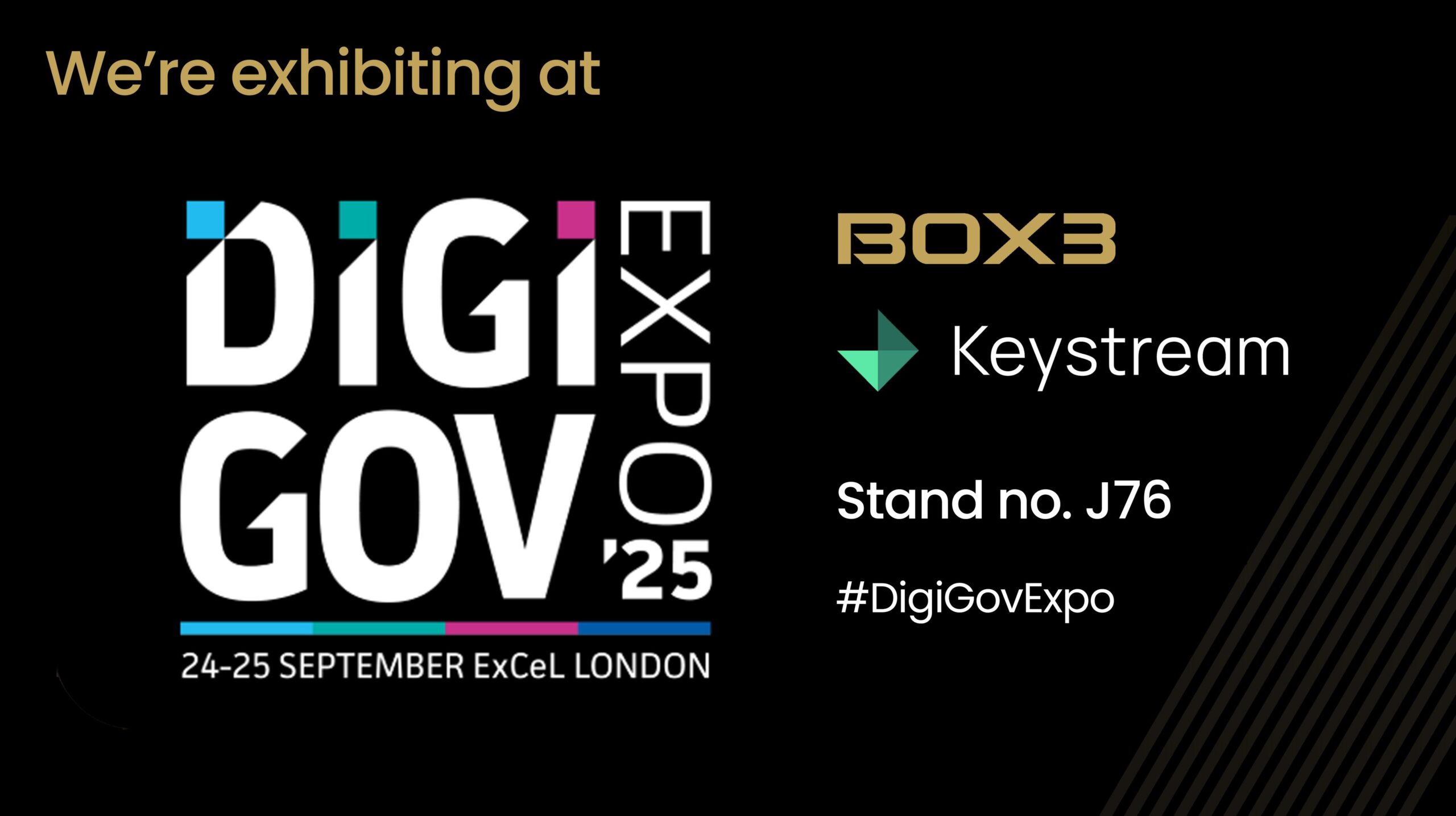 BOX3 booth at DigiGov Expo 2025