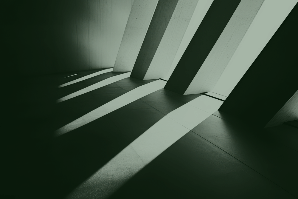 Shadowy figure over digital network background