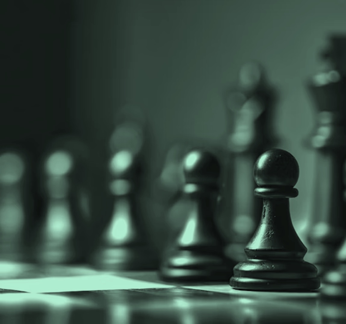 Strategic chessboard pattern
